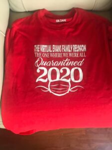 quarantine red t-shirt