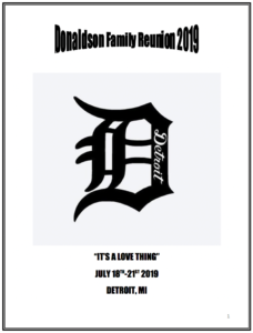 2019 Donaldson Family Reunion Book. Click to read.