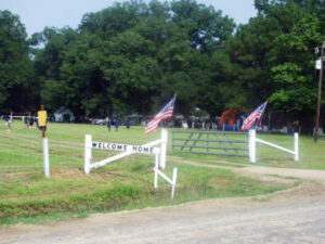 Site of the Smith Family Reunion picnic in Garland, Louisiana.