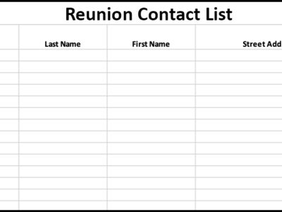 Update Your Reunions Contacts List by Lisa A. Alzo￼￼